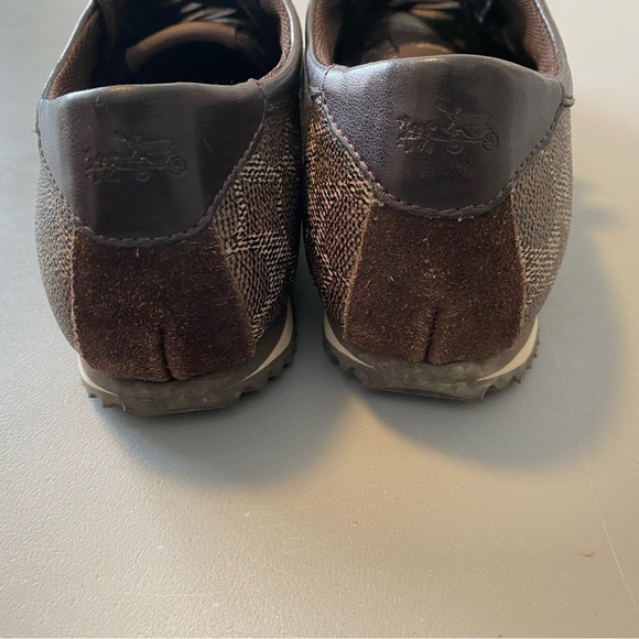 Coach Ivy Sz 6.5 Leather & Suede Fashion Sneakers - Picture 8 of 13